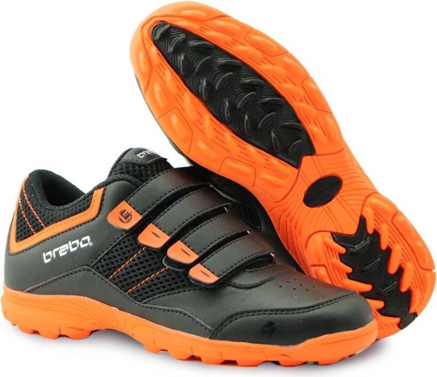 Brabo Klittenband Sportschoenen Unisex zwart oranje