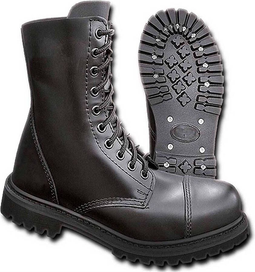 Brandit Phantom Boots 10 Eyelet Zwart Legerkisten Uniseks Size :