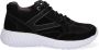 Braqeez 421930 589 Lage Sneakers Zwart Nubuck Veters - Thumbnail 1