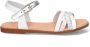 Braqeez 423004-500 Meisjes Sandalen Wit Leer Gesp - Thumbnail 2