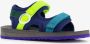 Braqeez jongens watersandalen blauw groen - Thumbnail 1