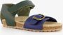 Braqeez leren jongens sandalen blauw groen - Thumbnail 1