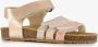 Braqeez leren meisjes bio sandalen roze - Thumbnail 1