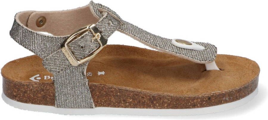 Braqeez Sammy Spain Meisjes Sandalen Goud Leer Gesp