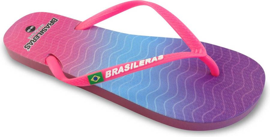 Brasileras Slippers dames- Fuchsia