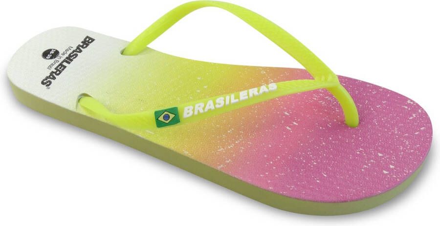 Brasileras Slippers dames- Geel