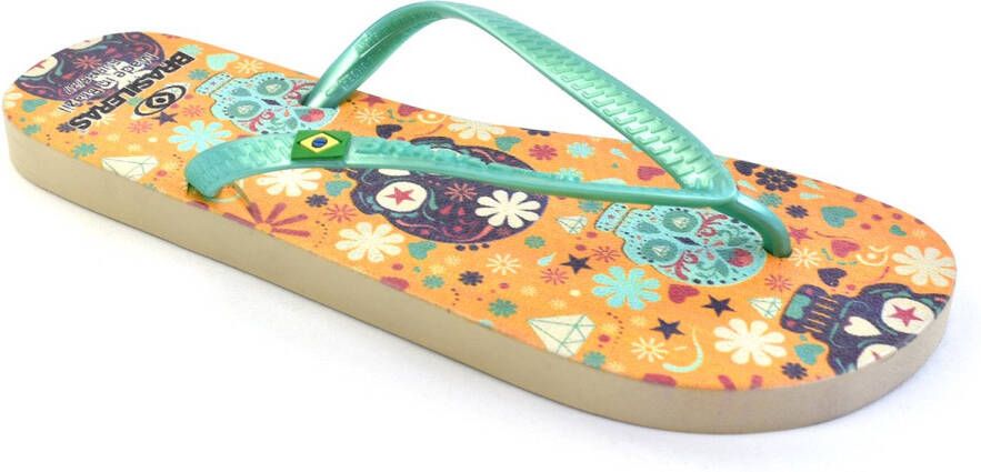 Brasileras Slippers dames- Geel