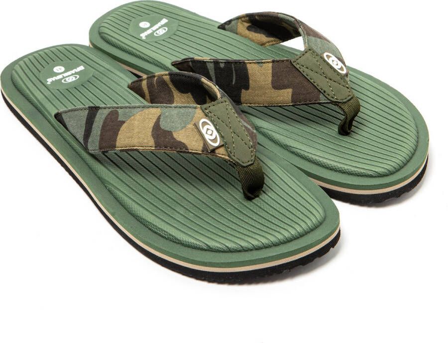 Brasileras Slippers dames- Groen militair