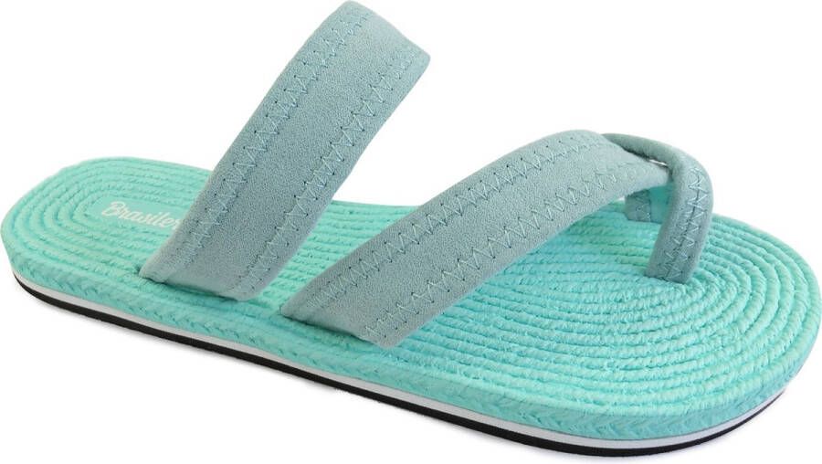 Brasileras Slippers dames- Groen water