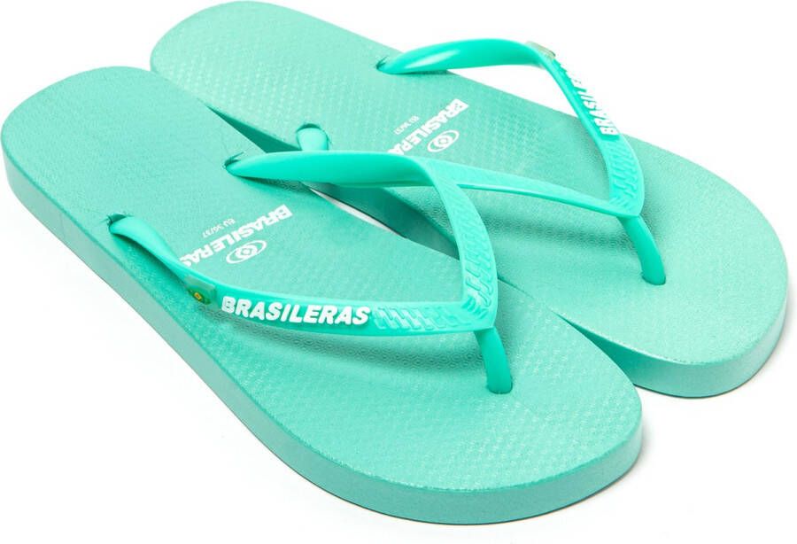 Brasileras Slippers dames- Groen water