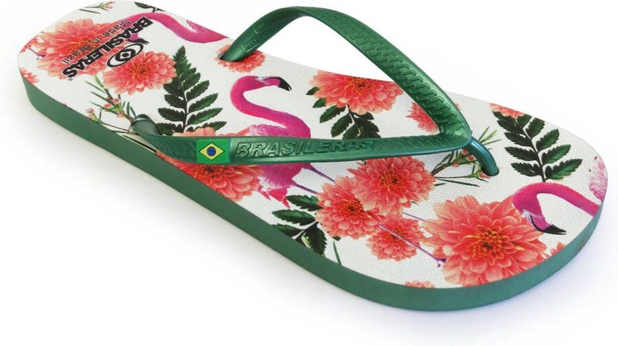 Brasileras Slippers dames- Militair groen