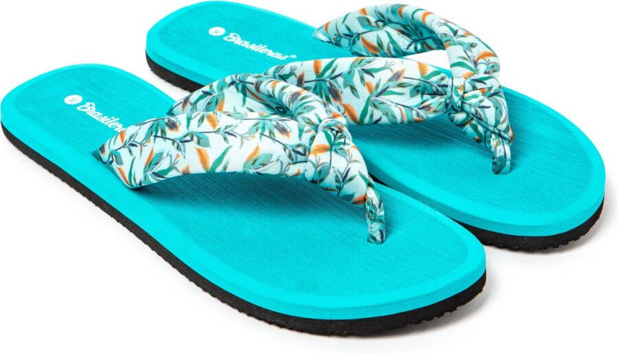 Brasileras Slippers Dames-Turquoise