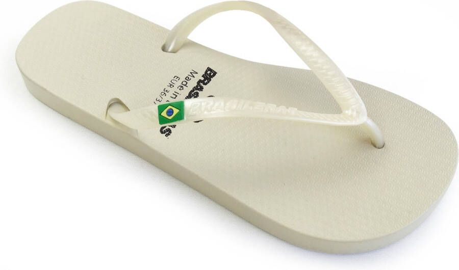 Brasileras Slippers dames- Zilver