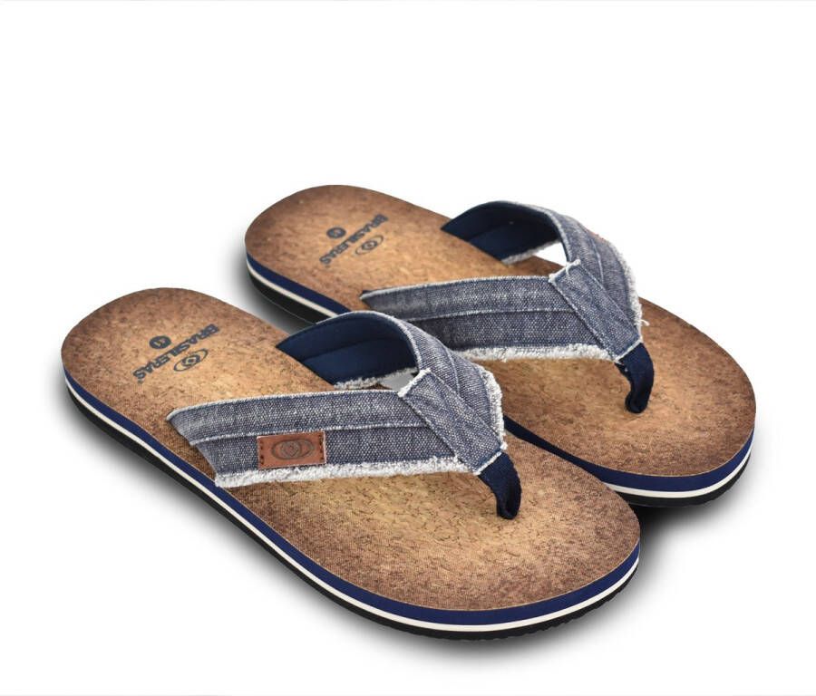 Brasileras Slippers Heren- Blauw