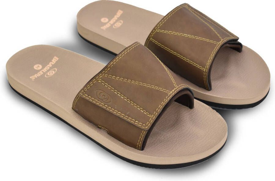 Brasileras Slippers Heren- Bruin