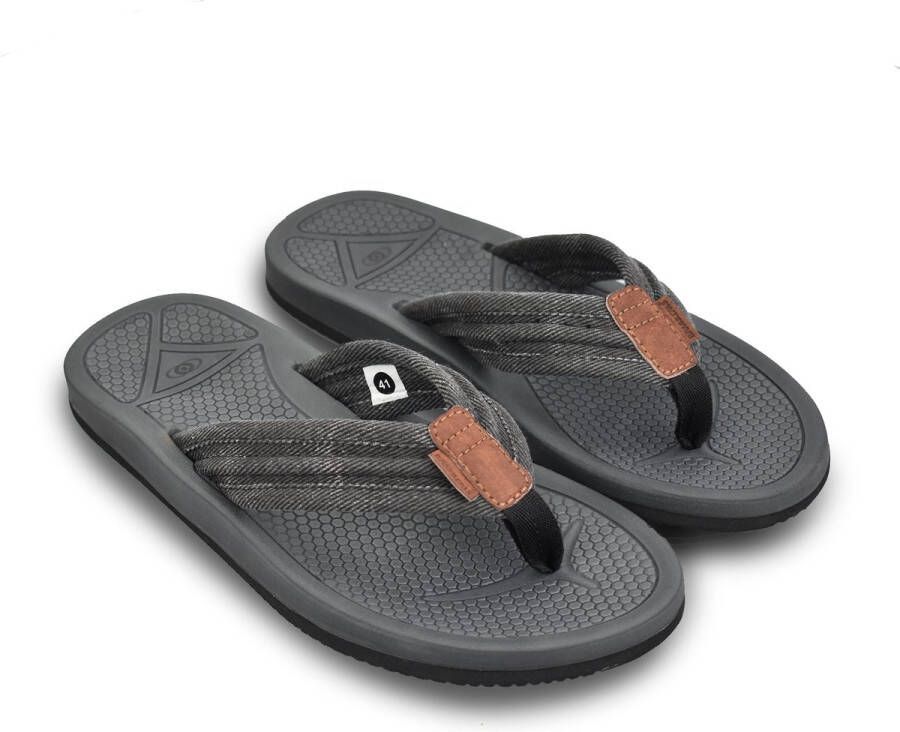 Brasileras Slippers Heren- Grijs