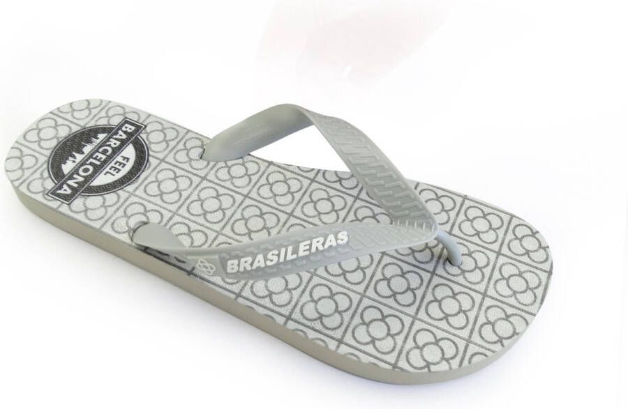 Brasileras Slippers Heren- Grijs