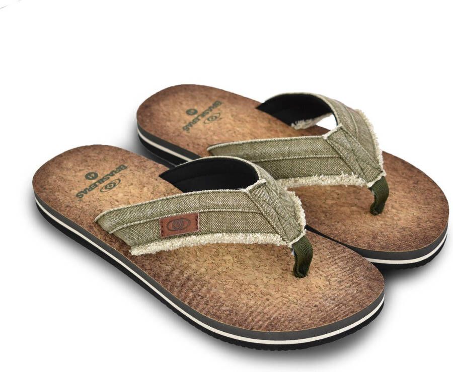 Brasileras Slippers Heren- Groente