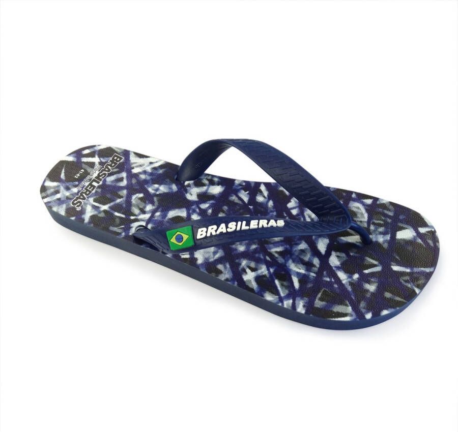 Brasileras Slippers Heren- marineblauw