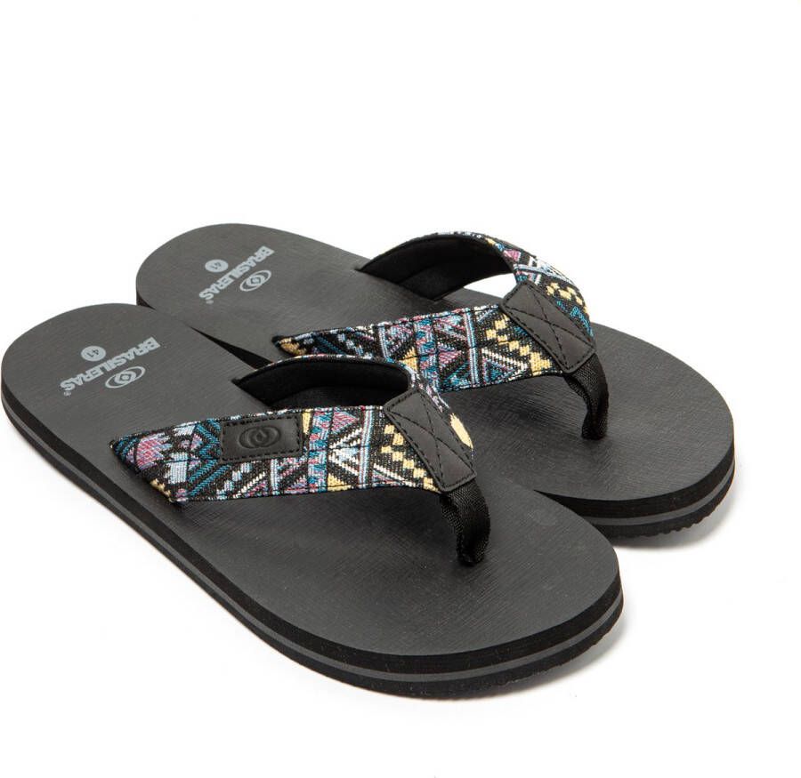 Brasileras Slippers Heren- Zwart