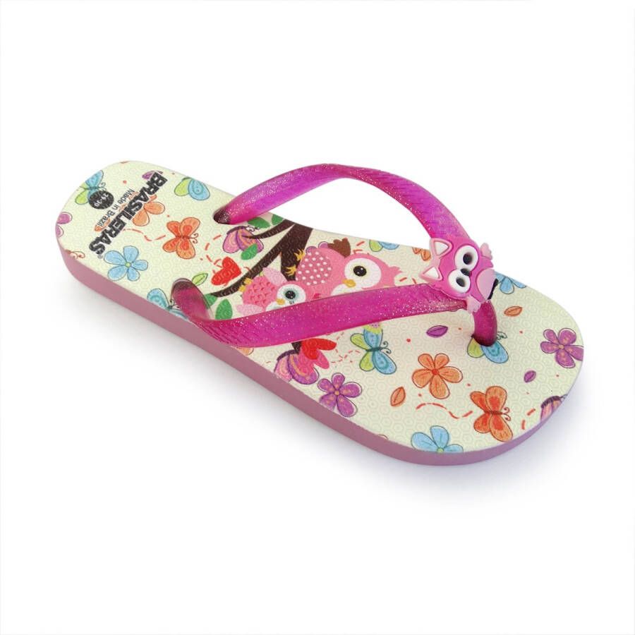 Brasileras Slippers Kinderen- Fuchsia Fuchsia