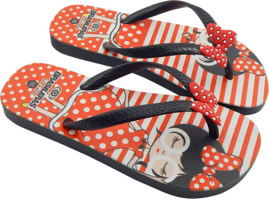 Brasileras Slippers Kinderen- Zwart