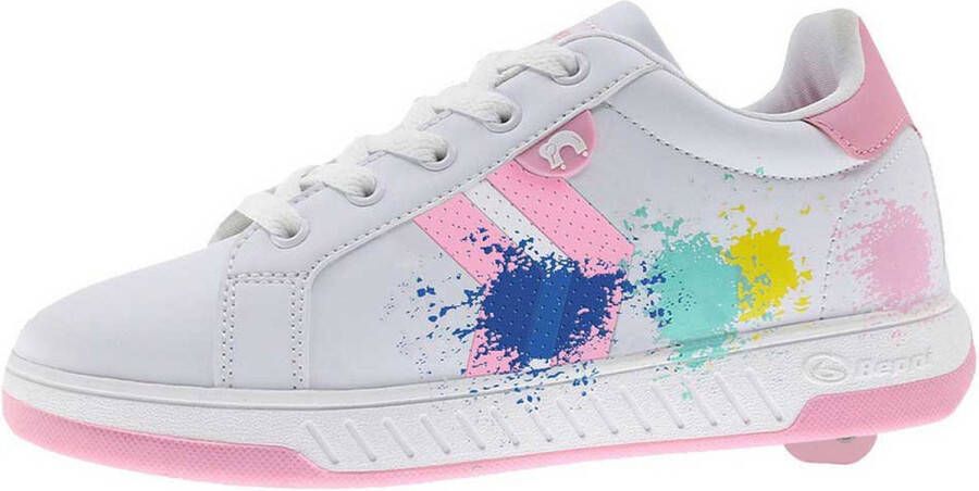 Breezy Rollers 2180373 Meisjessneakers Met Wieltjes Kinderen White Pink