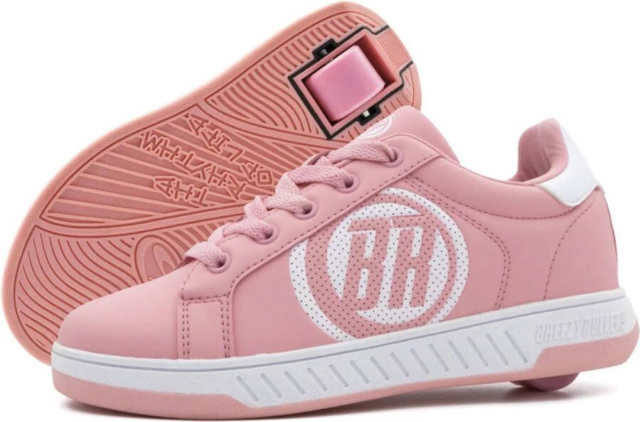 Breezy Rollers Kinder Sneakers met Wieltjes Roze Schoenen met wieltjes Rolschoenen