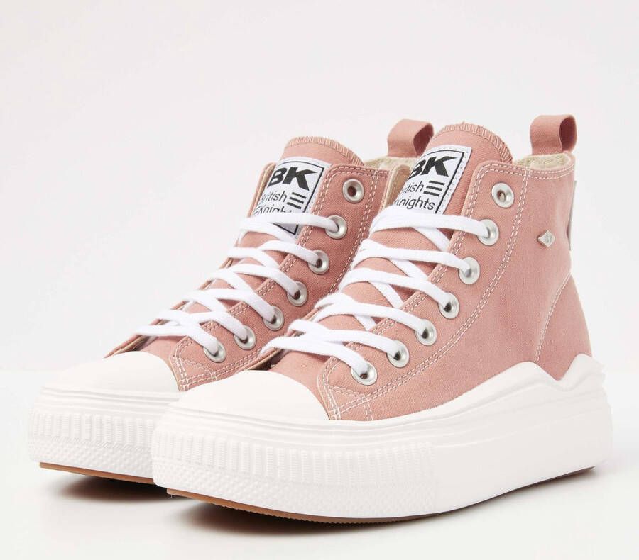 British Knights BK- KAYA FLOW MID Dames sneakers hoog Oud roze