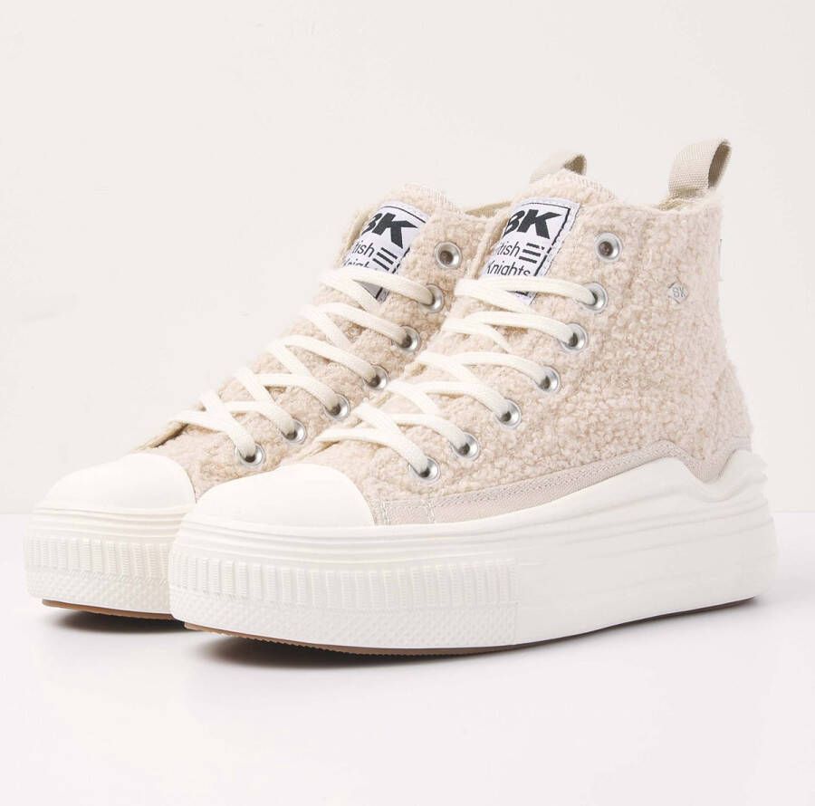 British Knights KAYA FLOW MID Dames sneakers hoog Beige