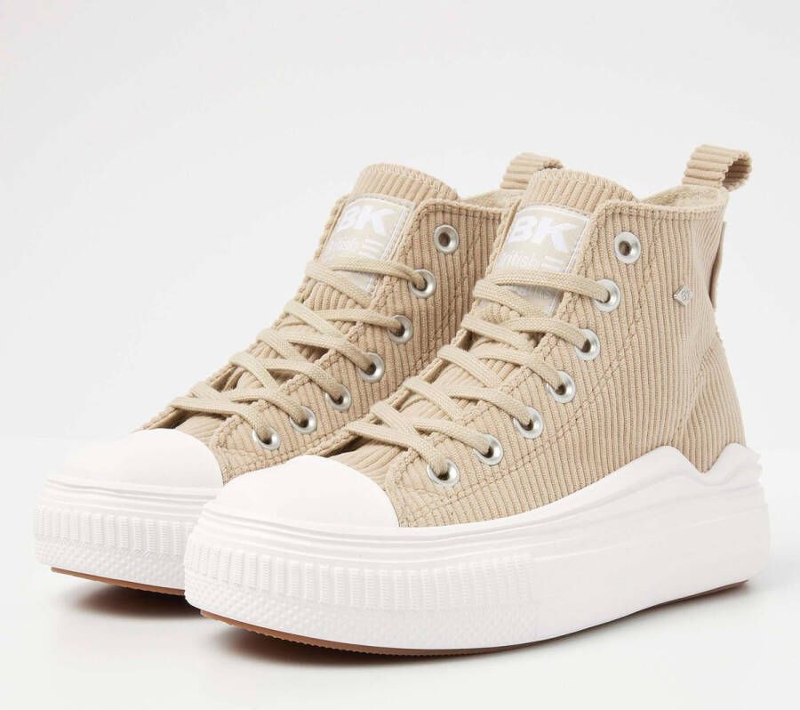 British Knights KAYA FLOW MID Dames sneakers hoog Beige