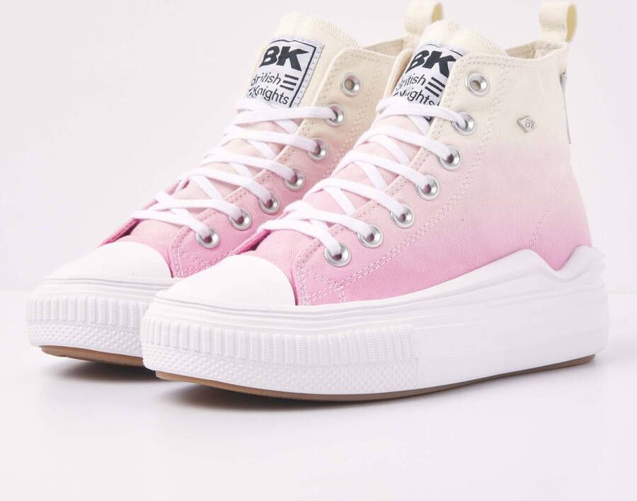 British Knights KAYA FLOW MID Dames sneakers hoog Roze