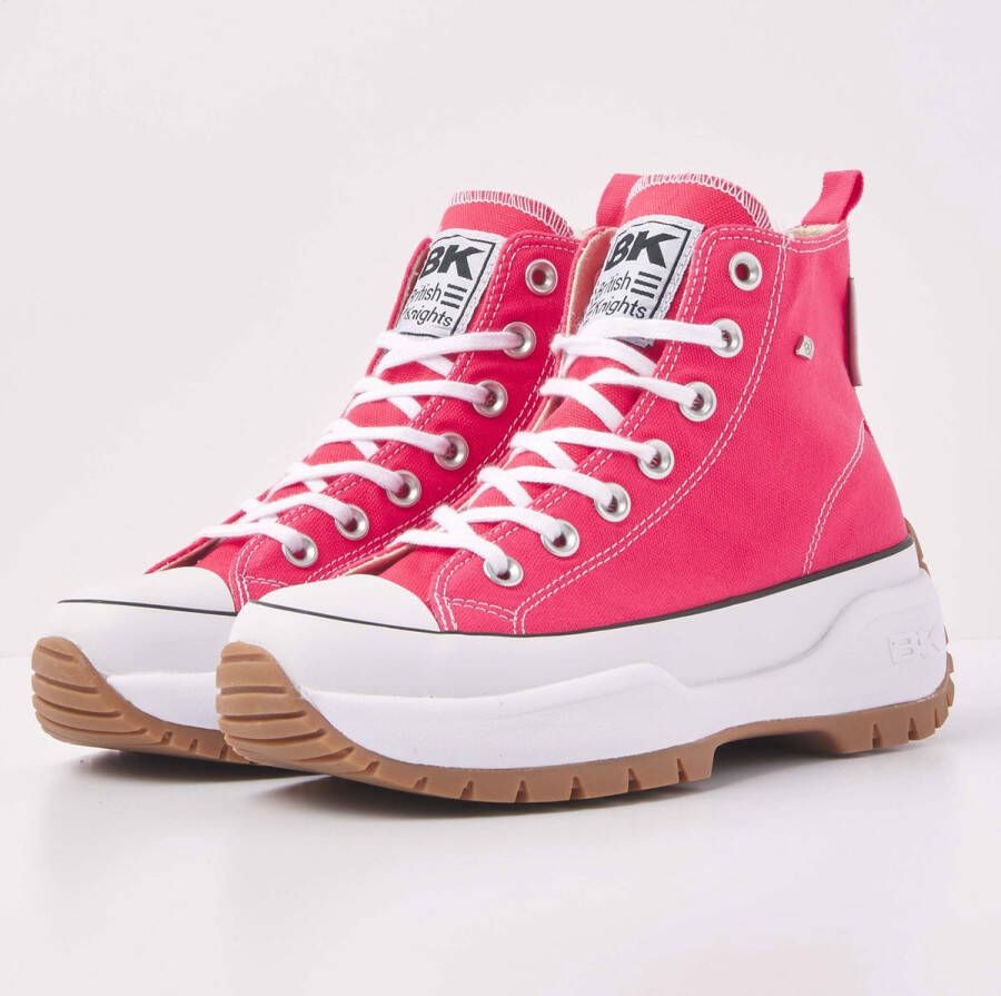 British Knights KAYA MID FLY Dames sneakers hoog Hard roze