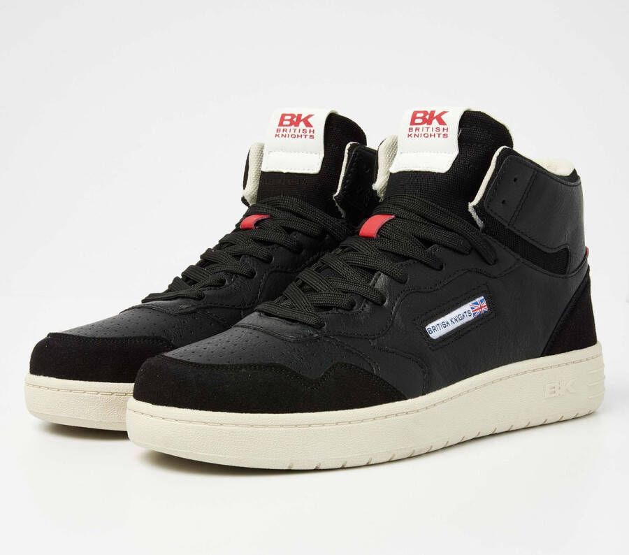 British Knights NOORS MID Heren sneakers hoog Zwart