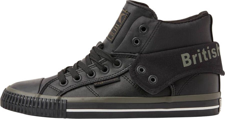 British Knights ROCO HEREN SNEAKERS HOOG BLACK SYNTHETISCH