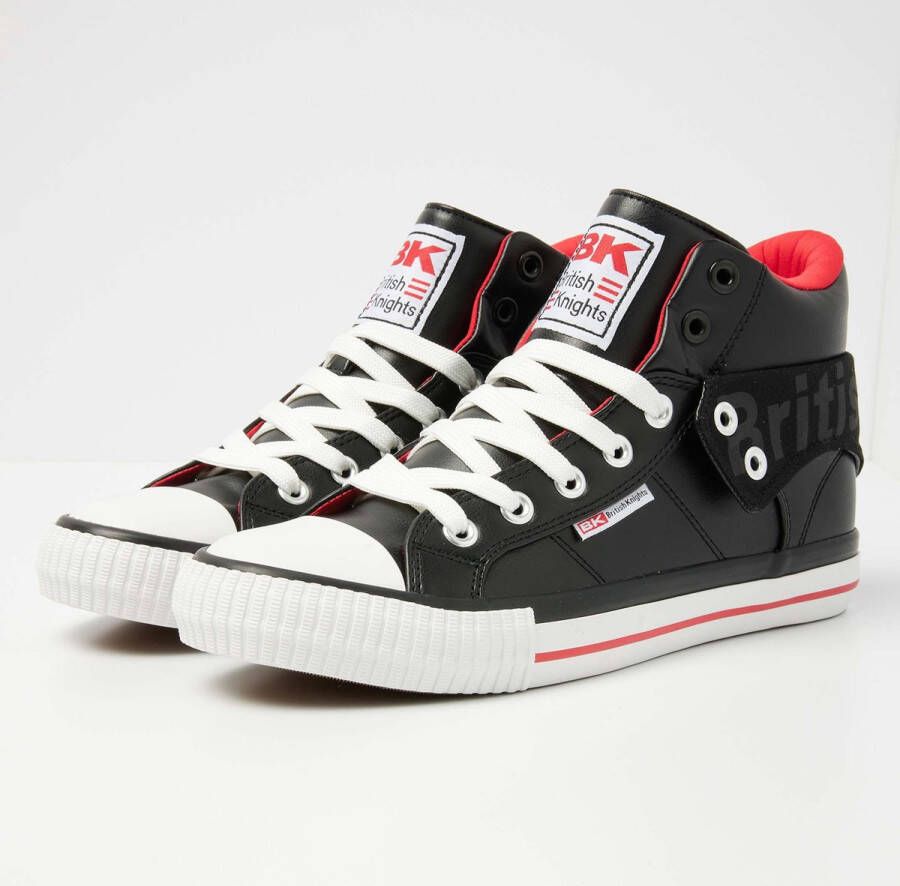 British Knights ROCO Heren sneakers hoog Zwart