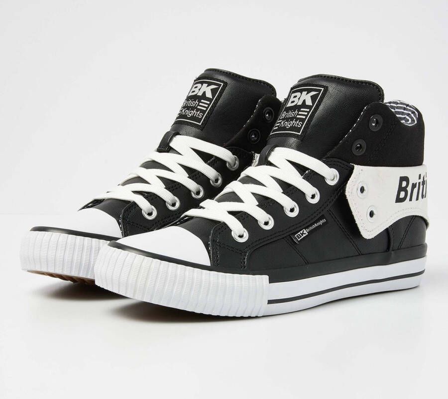 British Knights ROCO Heren sneakers hoog Zwart