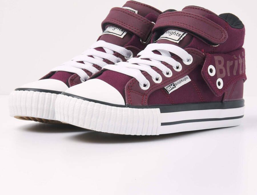 British Knights ROCO Jongetjes sneakers hoog Bordeaux