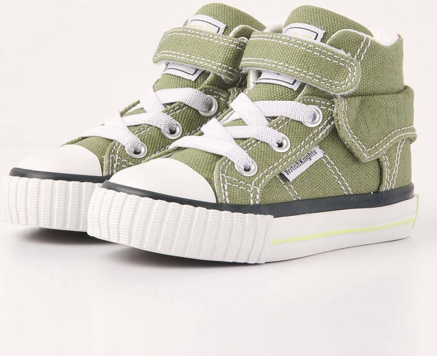 British Knights ROCO Jongetjes sneakers hoog Olijf groen