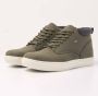 British Knights WOOD Heren sneakers hoog Olijf groen - Thumbnail 1