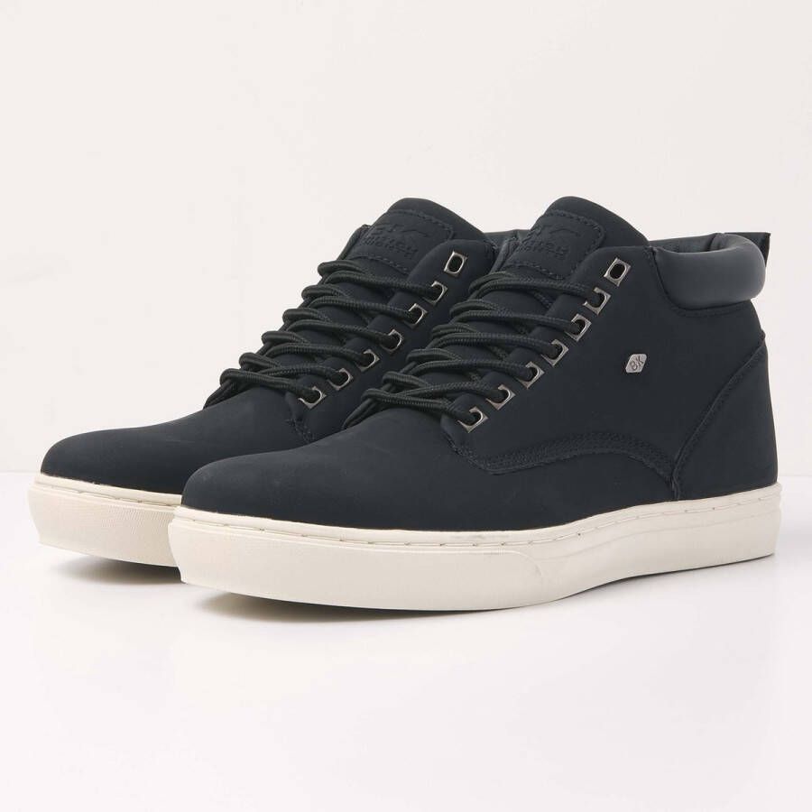 British Knights WOOD Heren sneakers hoog Zwart