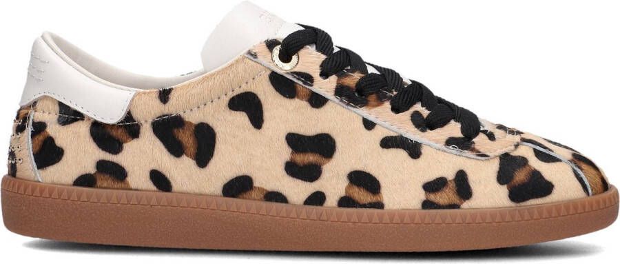 Bronx Bruin Animal Print Lage Top Sneakers Brown Dames