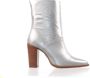 Bronx Next America 34263 Enkellaarsjes Enkelboots met rits Dames Zilver - Thumbnail 2