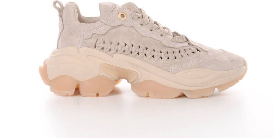 Bronx Linn-y Dames Sneaker Beige Wit