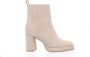 Bruin Tinten New Kole 34262 Enkelboots Enkellaarsjes Dames Beige - Thumbnail 2