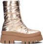 Bronx Evi-ann Front Zip 47379 Enkelboots Enkellaarsjes Dames Goud - Thumbnail 2