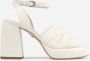 Bronx Ginn-y Dames Sandalen Beige - Thumbnail 4