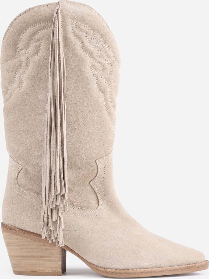 Bronx Jukeson Dames Laarzen Beige