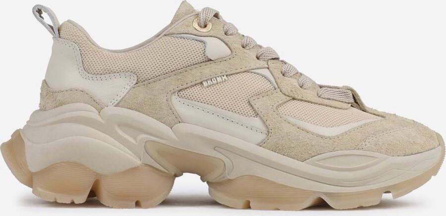 Bronx Linn-y Dames Sneaker Beige