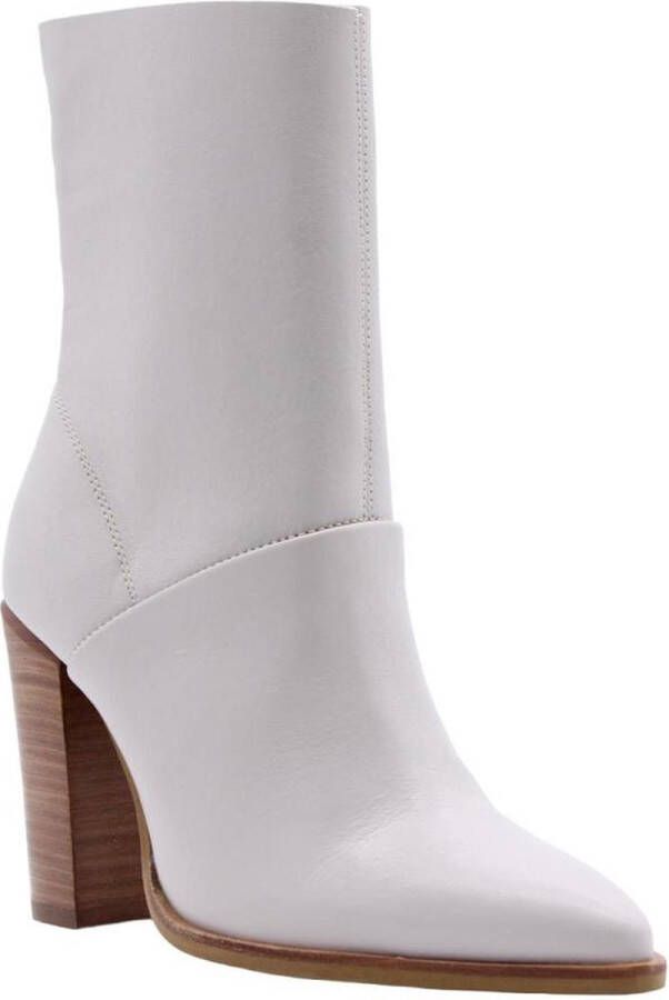 Bronx Next Americana 34263 Enkellaarsjes Enkelboots met rits Dames Beige